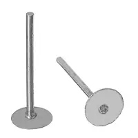 Швензы «Гвоздики» для изготовления пусет, 4 мм (набор 5пар), цвет серебро Швензы «Гвоздики» для изготовления пусет, 4 мм (набор 5пар), цвет серебро