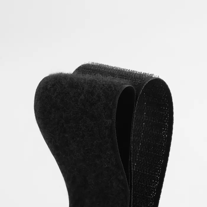 Липучка, 50 мм, 25&plusmn;1 м, чёрная