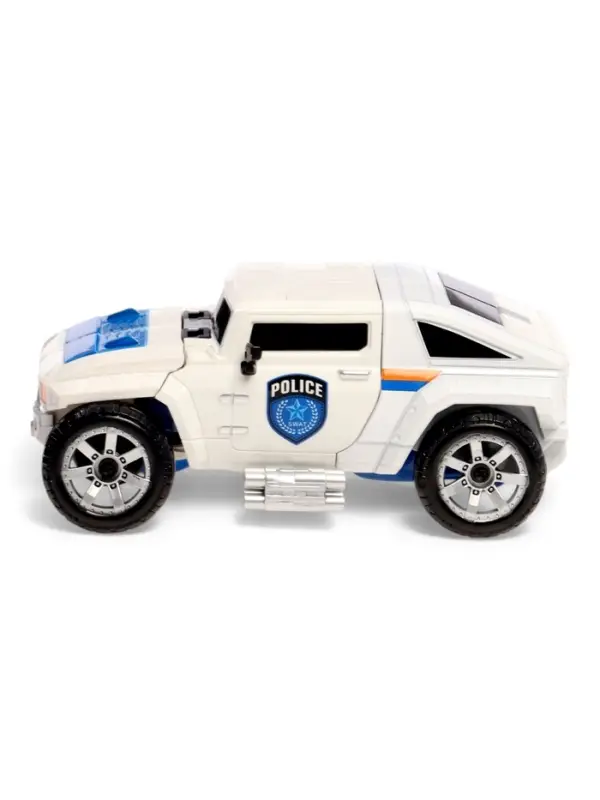 Робот &laquo;Полицейский внедорожник&raquo;, с металлическими элементами, трансформируется