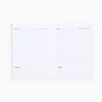 Ежедневник в мягкой обложке А6, 120 л "Красные тюльпаны"