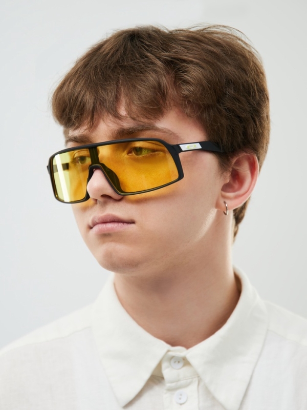 Очки солнечные спортивные поляризационные, uv 400, ширина 13.9 см, дужка 12.3 см