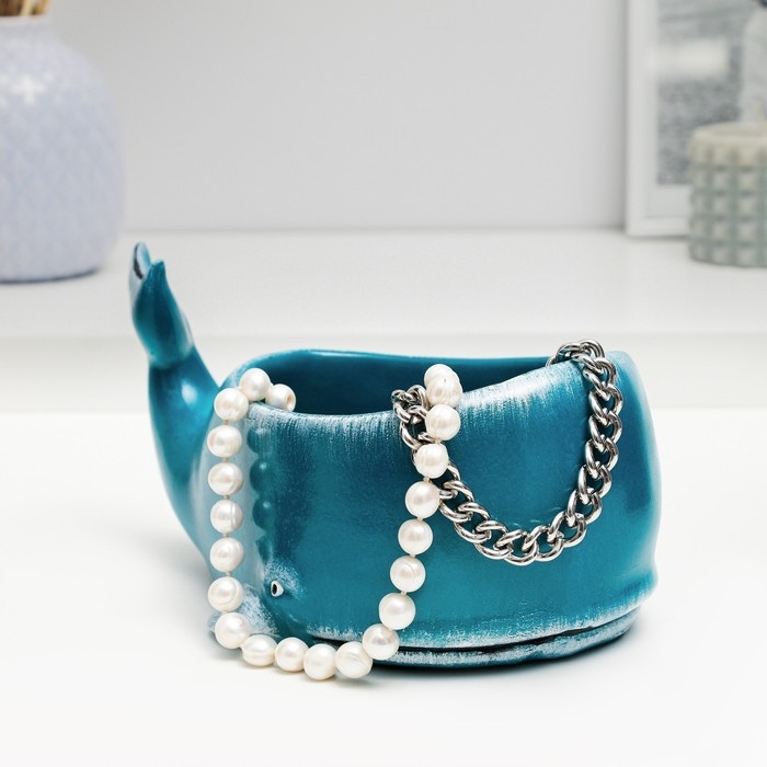 Конфетница "Кит" 22х13см