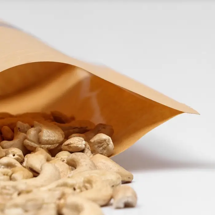 Пакет Zip - lock Крафт с прямоугольным окном 18&times;26 см