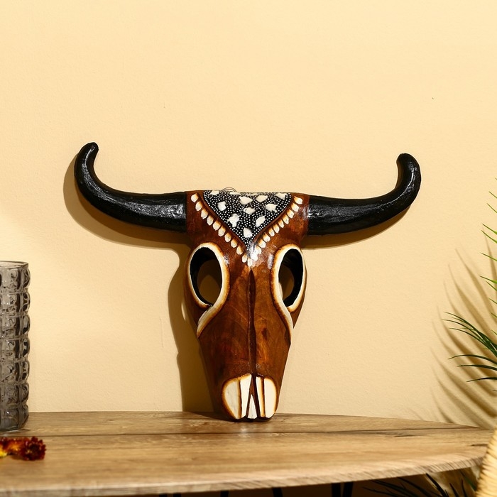 Маска «Буйвол», 35×26×6 см, албезия