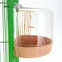 Купалка для птиц, внешняя 12&times;9&times;11 см, бежевая