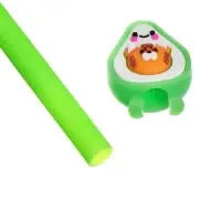 Ручка-прикол Calligrata &laquo;Авокадо&raquo;, чёрный стержень, гелевая, МИКС