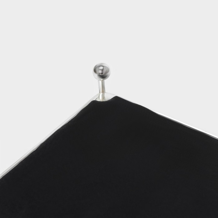 Салфетница «Цветы», 15×15×8,5 см, цвет серебряный Салфетница «Цветы», 15×15×8,5 см, цвет серебряный