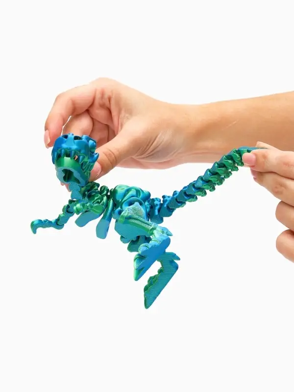 3Д - печатная игрушка &laquo;Динозавр&raquo;, подвижная, цвет МИКС