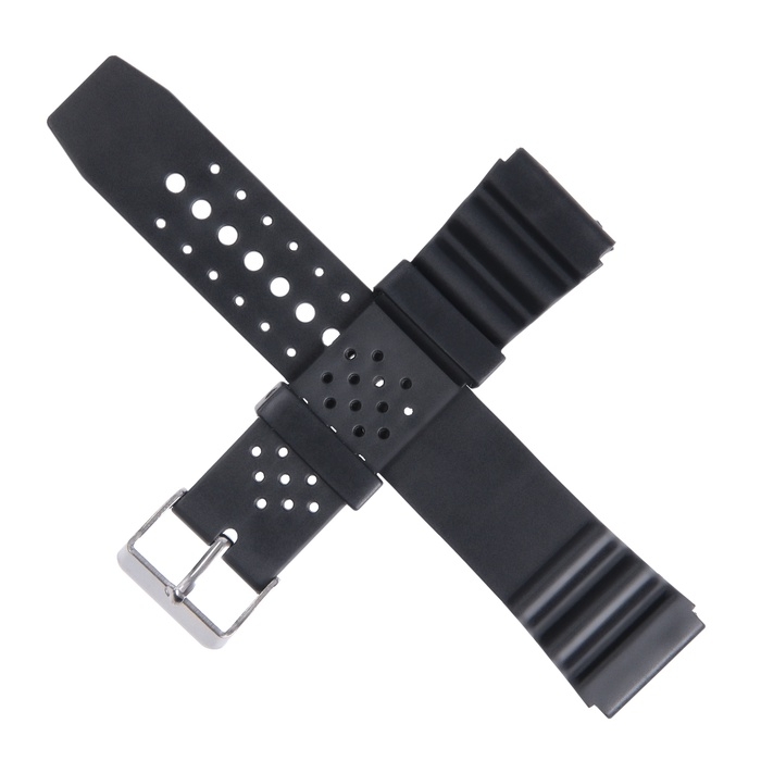 Ремешок для часов, 22 мм, силикон, l-22.5 см, черный Ремешок для часов, 22 мм, силикон, l-22.5 см, черный