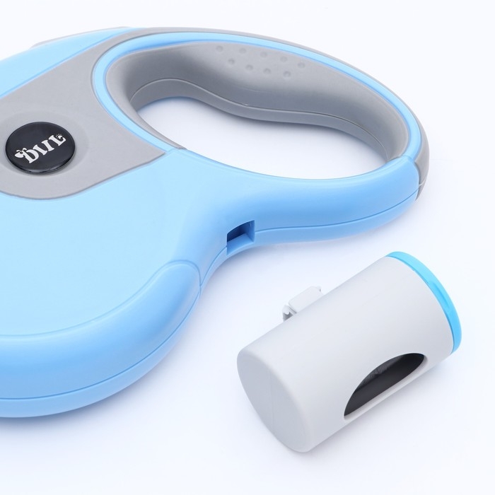 Рулетка DIIL, 8 м, до 50 кг, лента, прорезиненная ручка, голубая с серым Рулетка DIIL, 8 м, до 50 кг, лента, прорезиненная ручка, голубая с серым