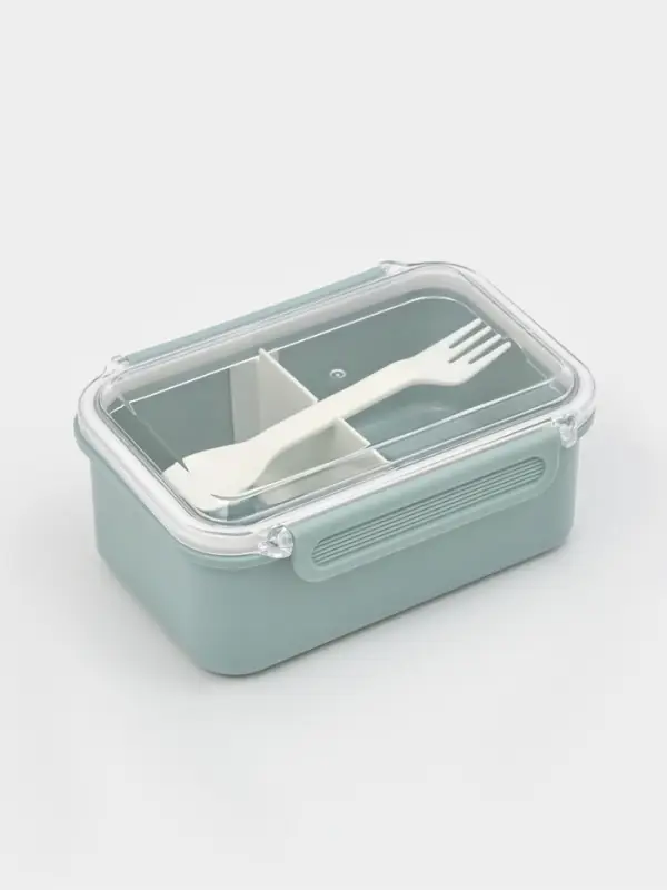 Ланч бокс, контейнер для еды "Нордик", с приборами, 700 мл