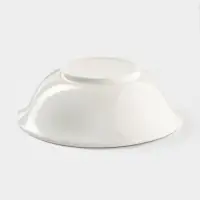 Тарелка глубокая Доляна White Label, 500 мл, d=17.5 см, фарфор, белая