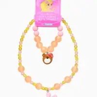 Набор детский "Выбражулька" 2 пред-а: бусы, браслет, мишка, заяц, цветной