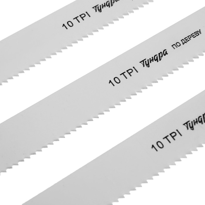 Набор полотен универсальных для сабельной пилы ТУНДРА, HCS/Bimetal, 150/200х19 мм, 10 шт. Набор полотен универсальных для сабельной пилы ТУНДРА, HCS/Bimetal, 150/200х19 мм, 10 шт.