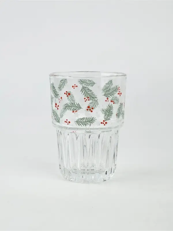 Стакан новогодний стеклянный &laquo;Новогоднее настроение&raquo;, 350 мл