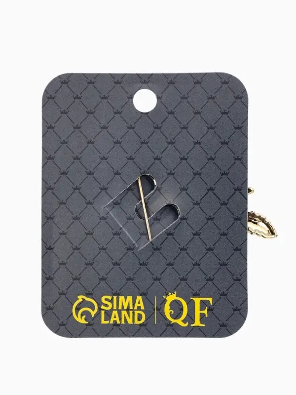 Брошь "Ветка Рябины", цвет красно-зелёный в золоте