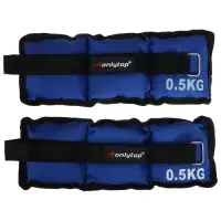 Утяжелители ONLYTOP, 2 шт. &times; 0.5 кг, цвет синий