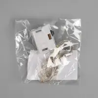 Гирлянда &laquo;Нить&raquo; 2 м роса, IP20, серебристая нить, 20 LED, 3 режима, батарейки AG13&times;3 (в комплекте), свечение мульти