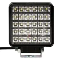 Фара светодиод. квадратная, 30LED, ближний свет, 36Вт, 108х108х47мм, 12/24В, PRO