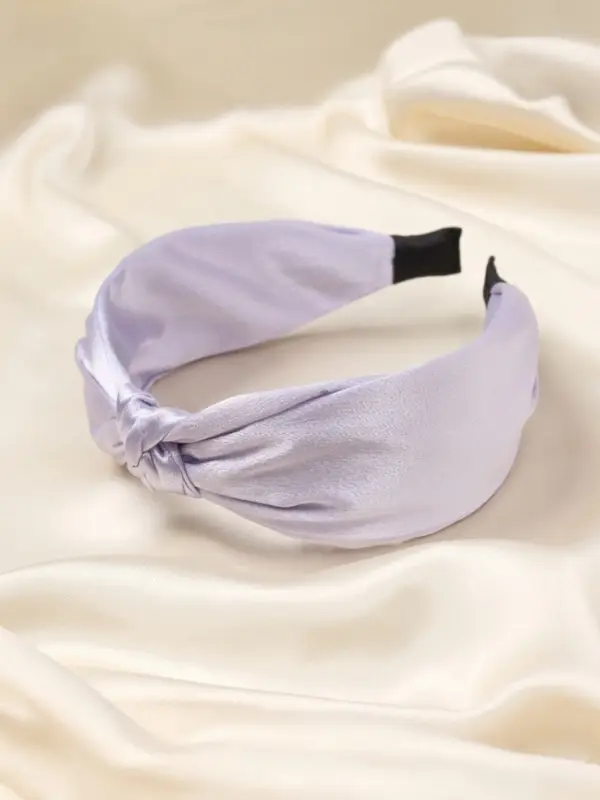 Ободок для волос QF &laquo;Трейси&raquo;, 4 см, сиреневый