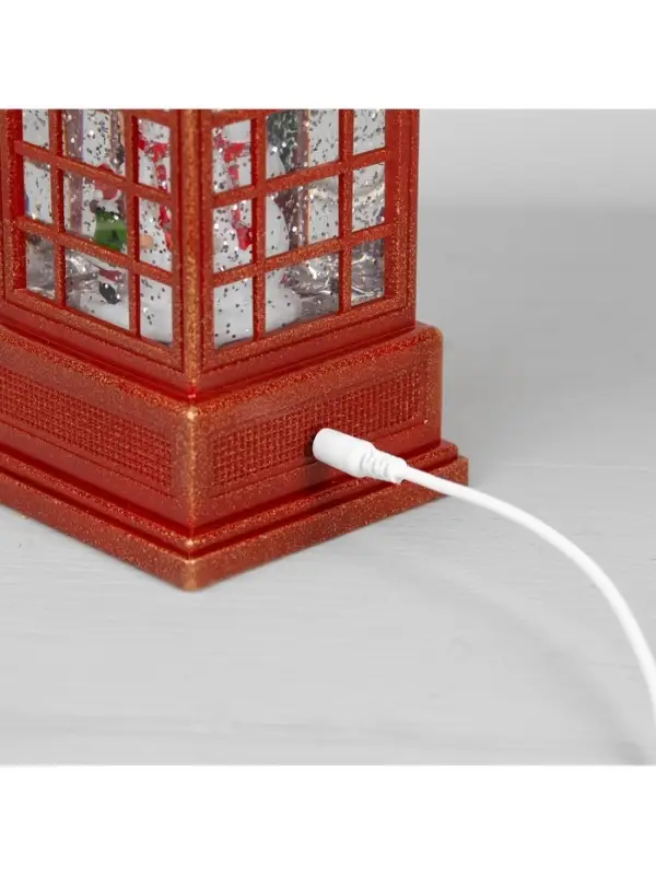 Светодиодная фигура &laquo;Дед Мороз и олень&raquo; 9&times;20&times;8 см, пластик, от батареек ААх3, USB, свечение тёплое белое