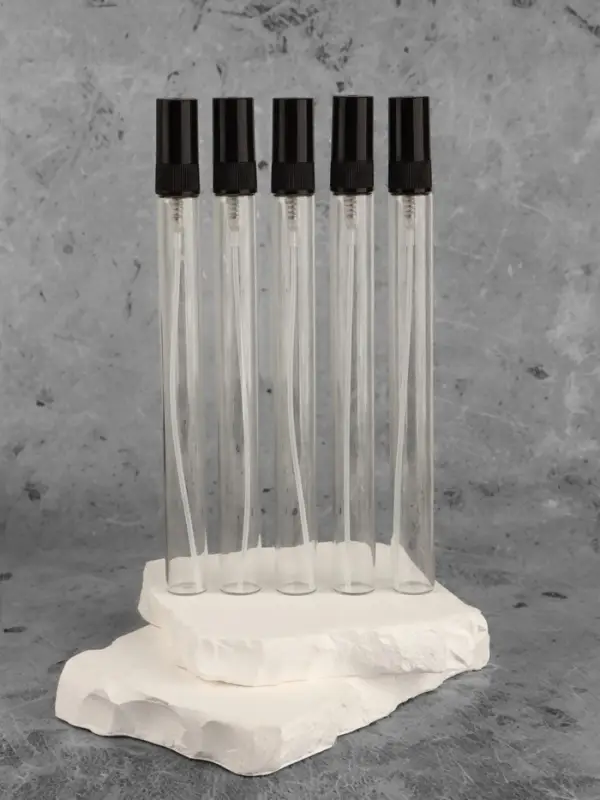 Флакон для парфюма, с распылителем, 15 мл, фасовка – 5 шт., чёрный