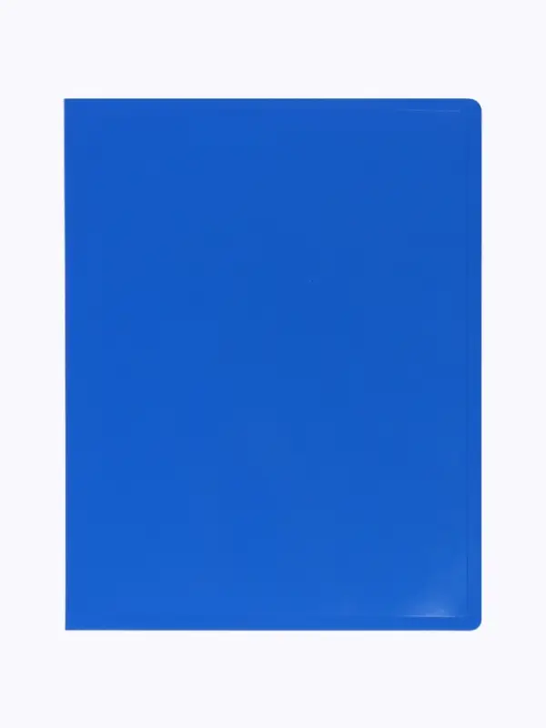 Папка с 100 вкладышами А4, корешок 40 мм, 700 мкм, Calligrata, текстура &laquo;песок&raquo;, синяя