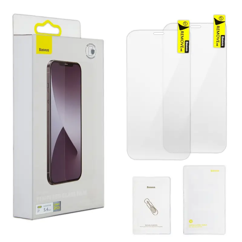 Защитное стекло IPH 12 Mini (5.4) Baseus Tempered glass film 0.15 mm 2 шт Защитное стекло IPH 12 Mini (5.4) Baseus Tempered glass film 0.15 mm 2 шт