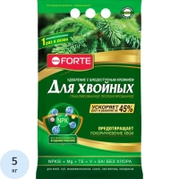 Удобрение Bona Forte гранулированное Хвойн. с кремнием,пакет5 кг,BF23010421