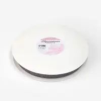 Лента бархатная, с серебряным люрексом, 20 мм, 18&plusmn;1 м, серая №184