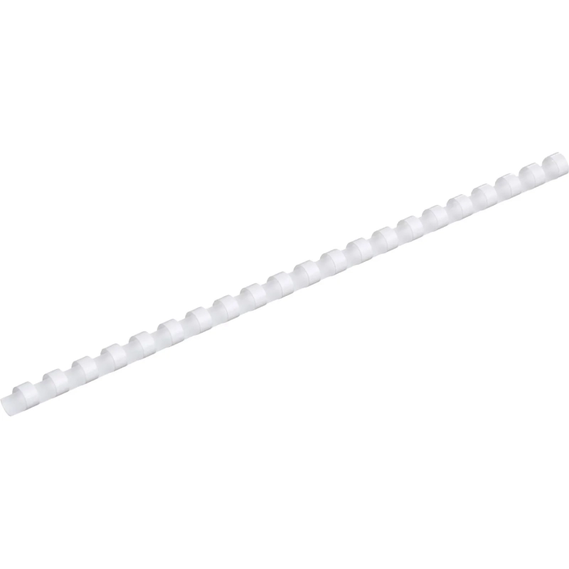 Пружины для переплета пластиковые  10мм белые 100шт/уп