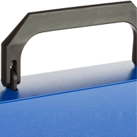 Папка-портфель 1 отделение A4 синий