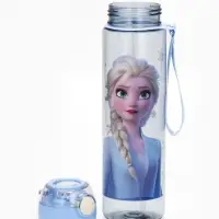 Бутылка для воды пластиковая с трубочкой &laquo;Эльза&raquo;, 800 мл, Холодное сердце