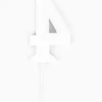 Свеча для торта "Лего" цифра 4