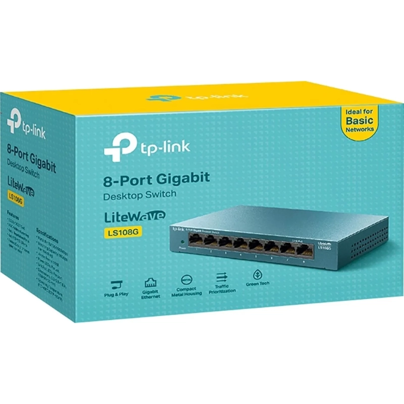 Коммутатор TP-Link LS108G
