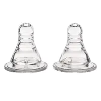 Соска на бутылочку M&B &laquo;Anti-colic&raquo;, антиколиковая, классическое горло, от 3 мес., средний поток, 2 шт.