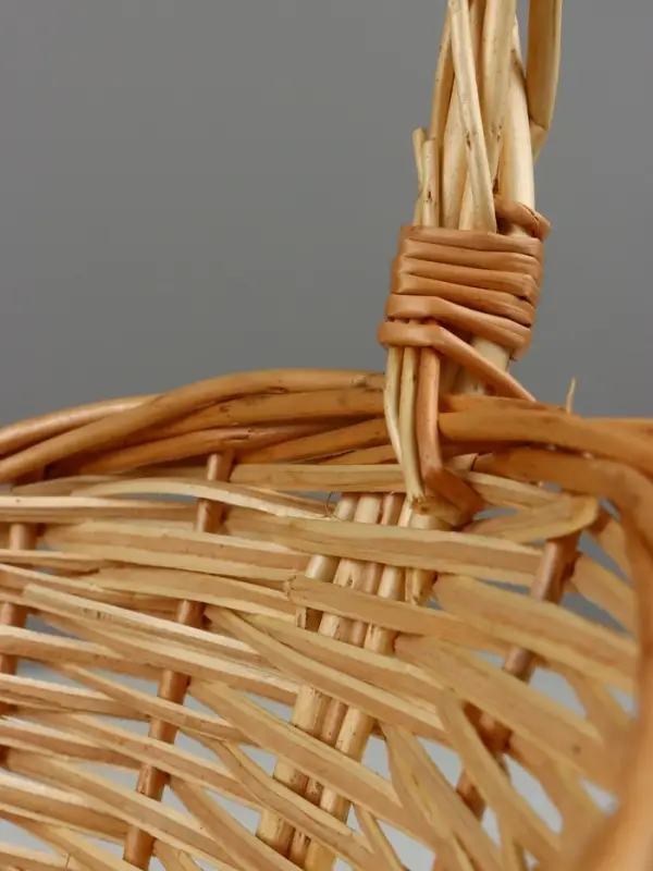 Корзина плетеная (ива) 52х35H16/23/55, 1 шт., натуральный