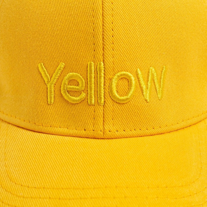 Бейсболка детская MINAKU, р-р 52-54, цв. желтый