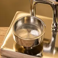 Подсвечник на 4 свечи &laquo;Трио оленей&raquo;, 30&times;9&times;15 см, алюминий