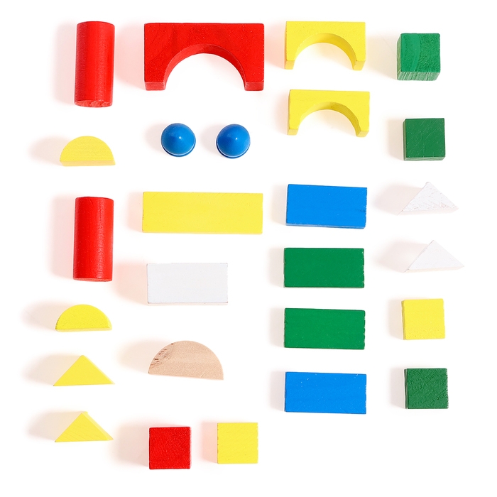 Конструктор малый «Строим город», 26 деталей Конструктор малый «Строим город», 26 деталей