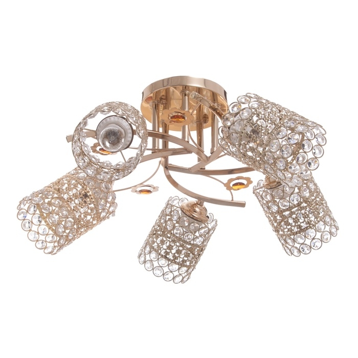 Люстра Люстра "Бэрри" 5х40Вт Е27 Золото МОДЕЛЬ: 2612376