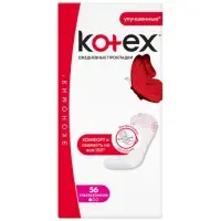 Ежедневные прокладки Kotex, ультратонкие, 56 шт.