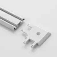 Коннектор угловой SLIM г-образный, 4-жильный, белый, 0.7&times;4&times;2 см