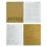 Тетрадь предметная Hashtags, 48 листов в клетку &laquo;Алгебра&raquo; со справочным материалом, блок 65 г/м2