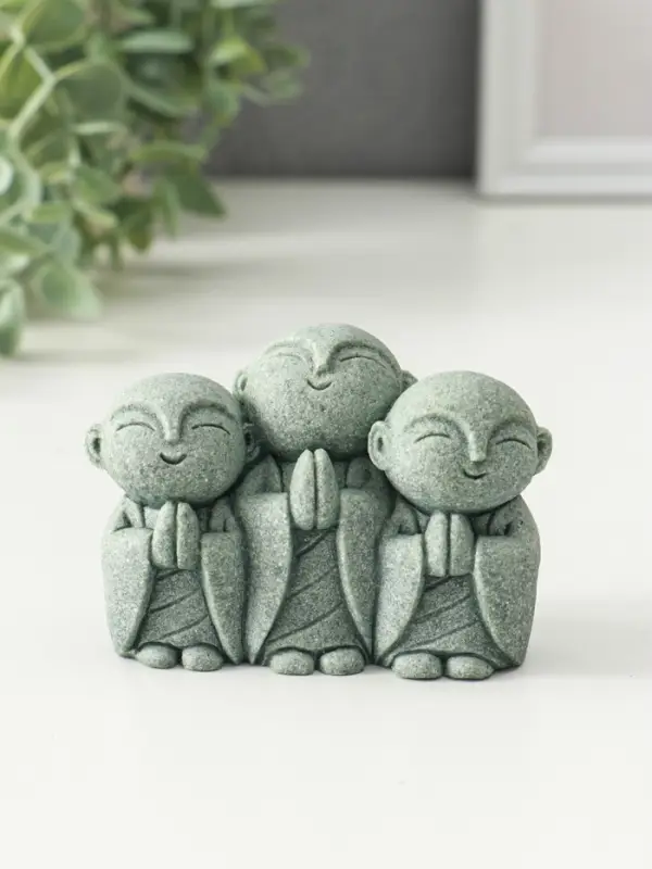 Фигурка песчаник &laquo;Статуя Дзидзо&raquo;, 3.8&times;9.5&times;6.7 см