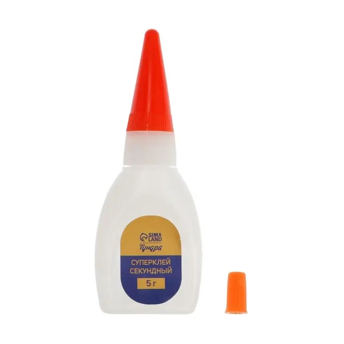 Суперклей ТУНДРА, секундный, 5 г Суперклей ТУНДРА, секундный, 5 г