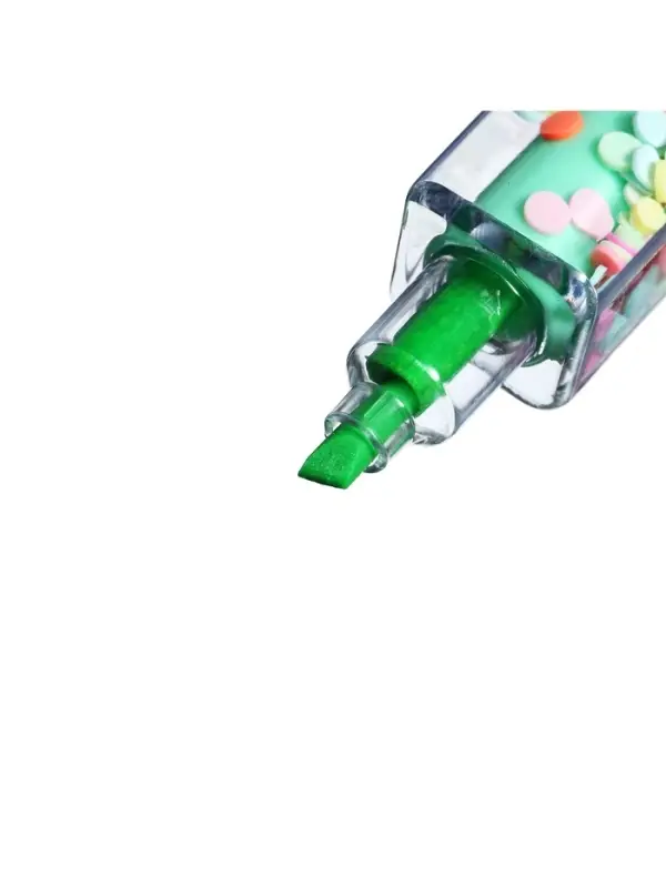 Набор маркеров-текстовыделителей Calligrata &laquo;Лак для ногтей&raquo;, 5 цветов, скошенный наконечник, узел 5 мм