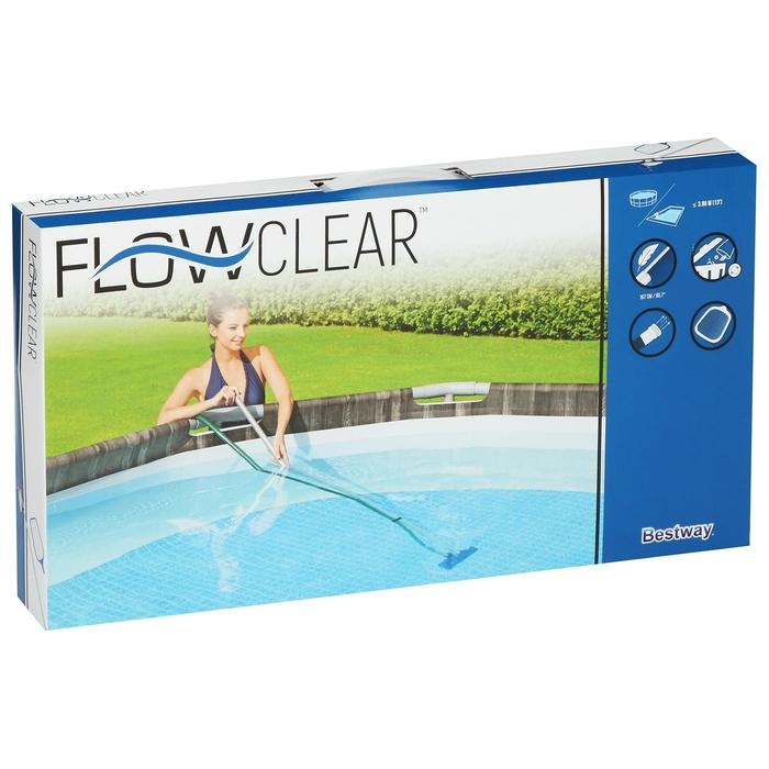 Набор для чистки бассейна, сачок, щётка, ручка 167 см, 58013 Bestway Набор для чистки бассейна, сачок, щётка, ручка 167 см, 58013 Bestway