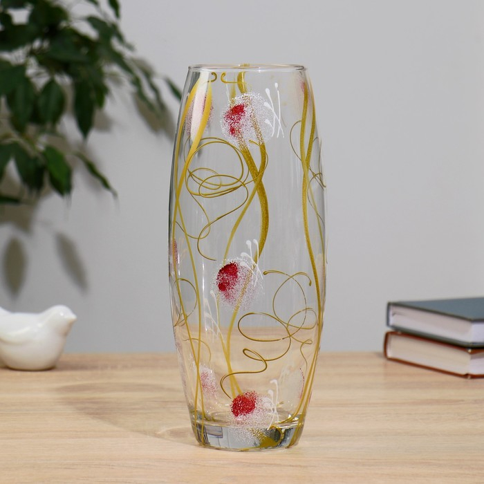 Ваза  Ваза "Одуванчики" d-7.5см h-26 см