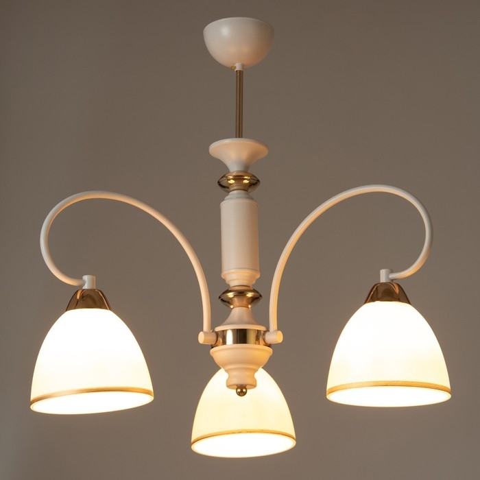 Люстра Люстра "Сампи" 3хЕ27 40Вт белый 59х59х53 см BayerLux